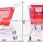 American style shopping cart cover plastic