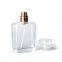 Empty 30ML 50ML 100ML Rectangular Glass Perfume Bottle Luxury Square Glass Spray Bottle For Fragrance Oil