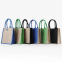 Wholesale Cheap Durable Colorful Jute Bag Jute Shopping Bag Custom Jute Tote Bag