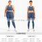 2 Pcs Workout Nude Plus Size Yoga Set Breathable Running Sports Wear For Women