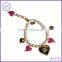 Fashion Animal Pet Jewelry white faux pearl silver dog necklace