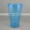 Shenzhen Mlife Wholesale price 16oz Double Wall Drink Colored Plastic Tumblers Cold Drinking Bottle