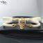 2016 New Arrival Buckle Red Stingray Leather Bracelet, 361l Stainless Steel Stingray Bracelet With 18k Gold Metal