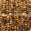 Tiger Eye 100% Natural Roundlle Beads 13" Inches 6MM Approx 1 String Good Quality On Wholesale Price.