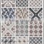 Hot sales product cement gray color and various pattens hand painted wall tiles