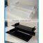 2 STEP ACRYLIC DISPLAY STAND RETAIL DISPLAY STAND BLACK OR WHITE