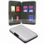 SW1301 Silver Micro SD MicroSD TF Card Holder SDXC Storage Holder Memory Card Case Bag Protector Metal Aluminum