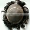 full swiss lace and silk top human hair toupee with invisable knots
