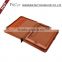 Shenzhen handmade deluxe leather look detachable 2-in-1 zipper bag for iPad Pro 9.7" Stitched Leather Look Rustic Case