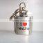 Hot promotional gift stainless steel unique hip flask