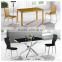 white modern style glass dining table set factory sell directly YY13                        
                                                Quality Choice