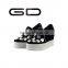 GD Genuine Leather Flat Platform Girls Perfect Match Shoes High Quality Ladies Shoes