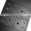 Coocheer 2015 New 5-Port USB Charging Station Power Center Series Surge Protector With Super Charger-Black Color AM000227