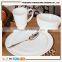 new design healthy food 16pcs embossed porcelain dinner set