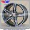 16inchX6.00 16inchX6.50 16inchX7.00 car alloy rim wheel with ISO DOT INMETRO SONCAP TUV SAE GOST SNI certificate