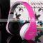 Bluetooth colorful wireless sport headphones with FM radio and built-in mp3 player