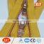 shenzhen xly wholesale yellow polyester tape copper teeth metal zipper