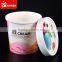 16oz paper ice-cream tub with lid