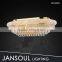 JANSOUL Golden crystal low ceiling chandelier                        
                                                Quality Choice