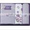 100% cotton gift towel set packing made in china wholesale