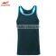 OEM brand wholesale 100% polyester gym singlet
