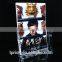 transparent newspaper magzine brochure display rack for public use