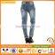 OEM Rips Tears Boyfriend Jean Cuff Ankles Pant Wholesale Biker Apparel For Women