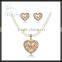 Simple Wholesale 18k Gold Jewelry Set