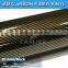 CARLIKE Removable Black/Gold Car Cover 2D Carbon Fiber Stickers Wrap Vinyl