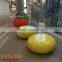 Factory new model design fiberglass furniture resin cobblestone stool child chair leisure couch double chairs