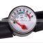 Portable mini pump with pressure gauge convertible cycling equipment