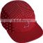 custom 5 panel flat brim red color cotton embroidery camper hats wholesale