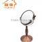 Bedroom red bronze magnifying cosmetic standing mirror