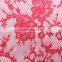 Fancy floral nylon 2016 lace fabric 3d flower lace fabric korea