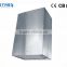 GS CE kitchen curved glass island cooker hood