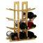 2015 New 12-Bottle Natural Bamboo Wine Rack Colorful Bamboo Wine Holder Display