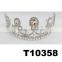 big adult rhinestone crystal full pageant tiaras round pageant crowns