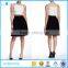 Sample Order Accept Oem Service Girls Skirt Black Umbrella Latest Fashion Casual Skirts