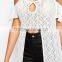 Latest Fashion The Ragged Priest Cold Shoulder Maxi Cami Top In Lace