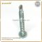 China supplier m10 carbon steel hex flange self drilling screw
