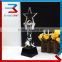 Special Design Twist Pillar Glass Crystal Star Trophy for Sing Game