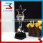 Special Design Twist Pillar Glass Crystal Star Trophy for Sing Game