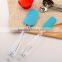Heat Resistance Silicone Spatula set,2Pieces Silicone Cookie Spatula Set silicone spatula private label, Eco-friendly silicone s