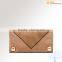 Special washed leather clutch bag with a soft hand and chic look