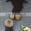 Wholesale winter hot fashion lady wool fur scarf with ball