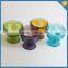 2015 New arrived colorful glass ice cream sugar bowl