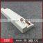 [0.75"T X 7.25" W]PVC Trim Board White Vinyl Trim Plank with Wood Texture for Outdoor Wall Cladding