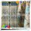 Multi color 3D printed linen/cotton blend fabric beddroom curtain style-floral pattern