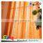 mediterranean style polyester cotton light curtain half blackout orange yellow pure color