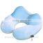 U-shape White goose down portable inflatable travel pillow